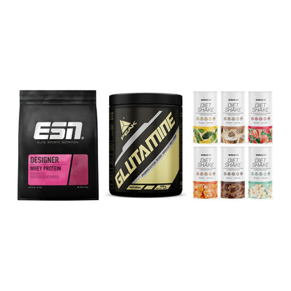 Definitionsphase-Set: ESN Designer + Peak Glutamin + BioTech Diet – alle enthaltenen Artikel