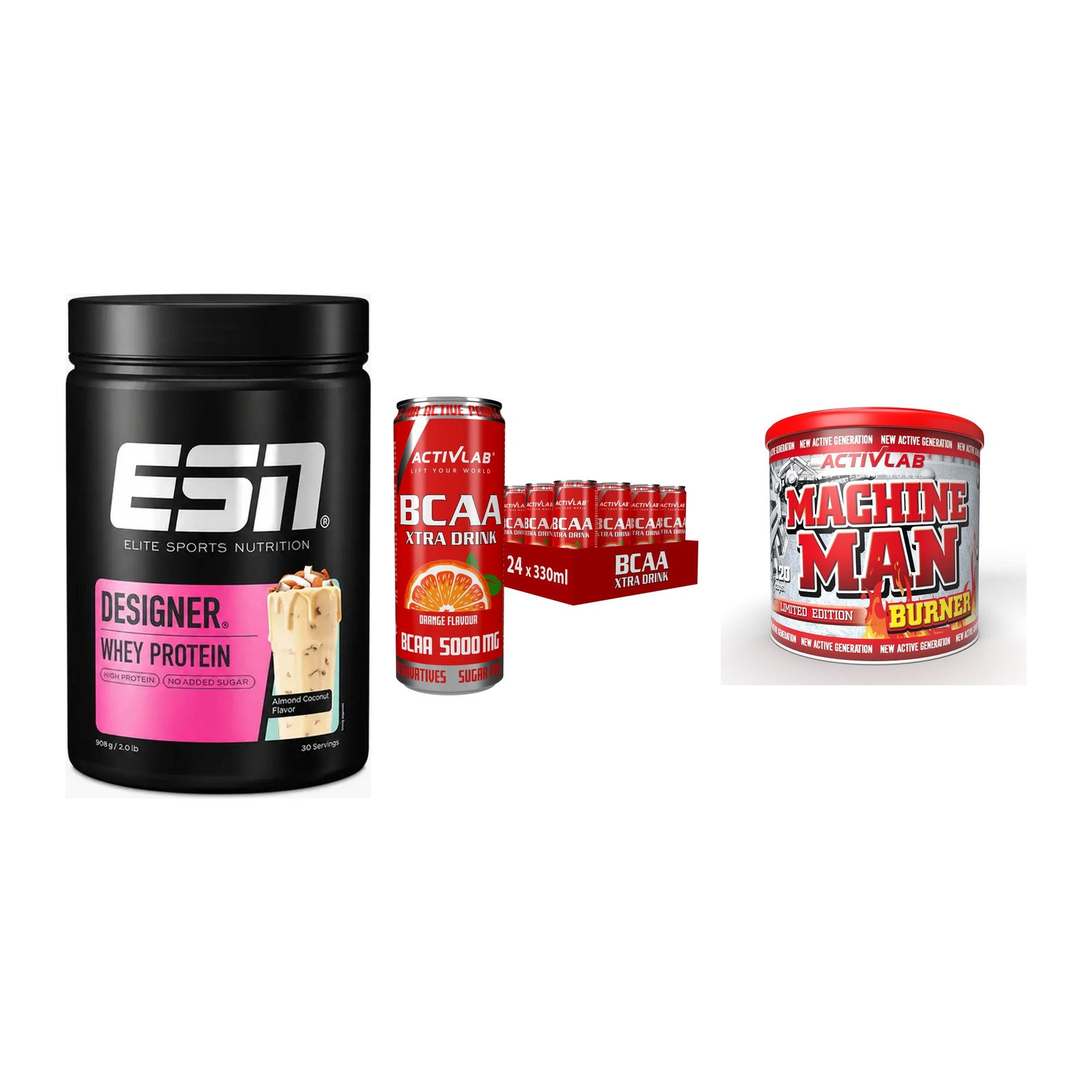 Definitionsphase-Set: ESN Designer + Activlab BCAA + Activlab – alle enthaltenen Artikel
