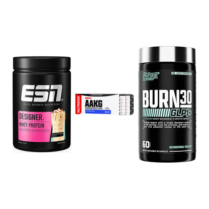 Definitionsphase-Set: ESN Designer + Nutrend AAKG + Nutrex Burn 30 – alle enthaltenen Artikel