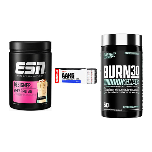 Definitionsphase-Set: ESN Designer + Nutrend AAKG + Nutrex Burn 30 – alle enthaltenen Artikel