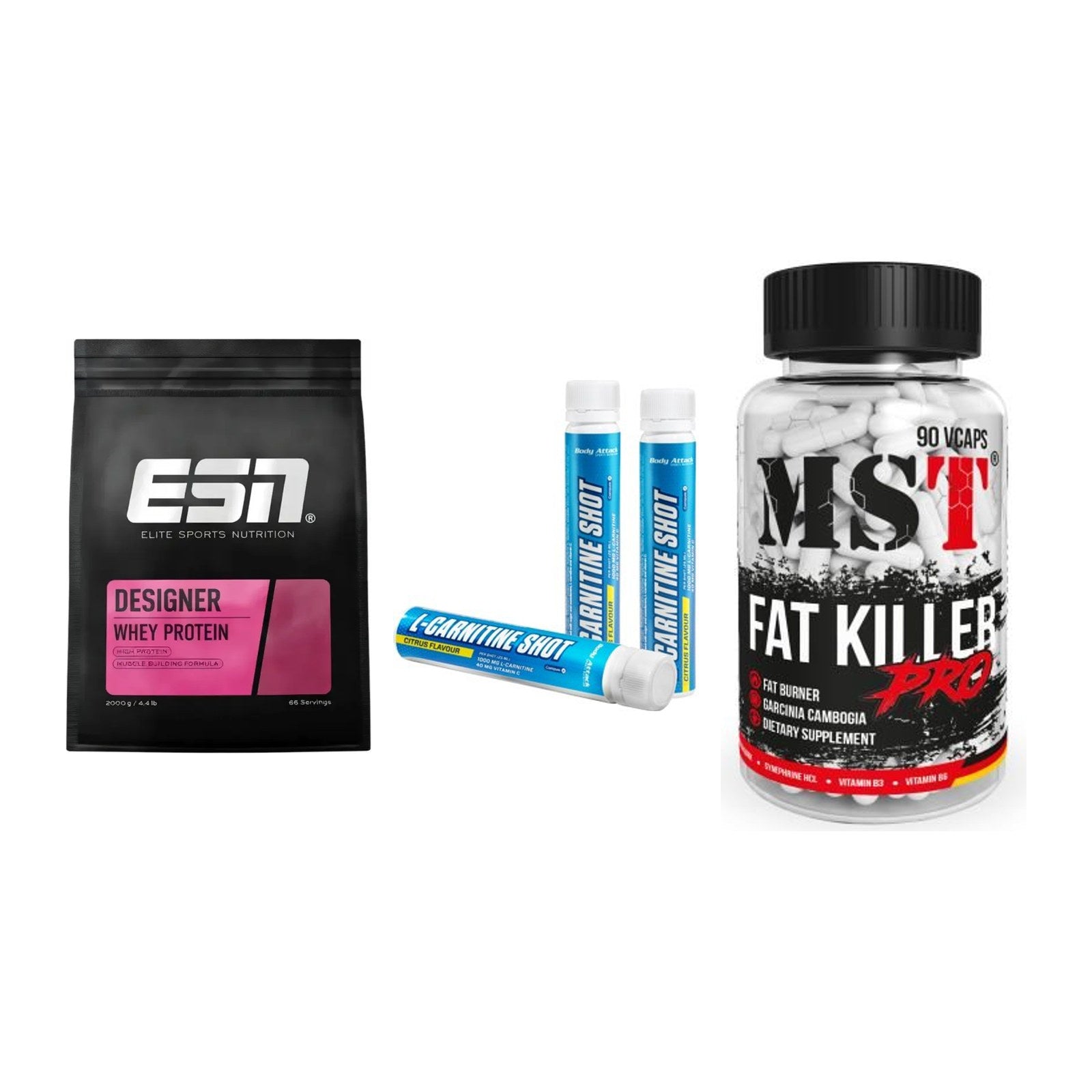 Definitionsphase-Set: ESN Designer + Body Attack + MST Fat Killer – alle enthaltenen Artikel