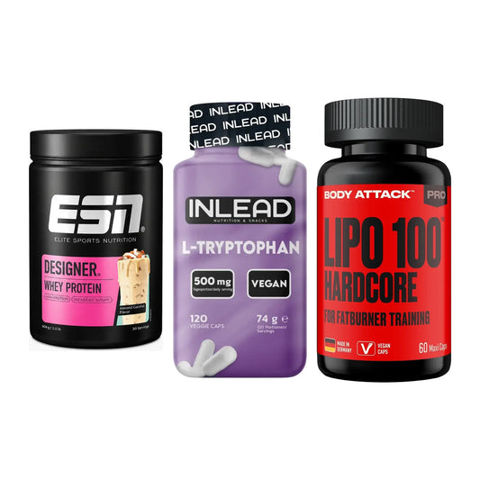 Definitionsphase-Set: ESN Designer + INLEAD L-Trypt + Body Attack – alle enthaltenen Artikel