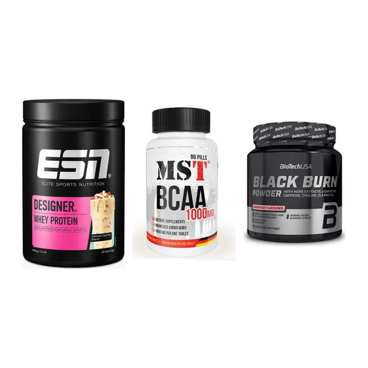 Definitionsphase-Set: ESN Designer + MST BCAA 1000 + BioTech Black – alle enthaltenen Artikel