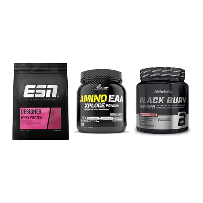 Definitionsphase-Set: ESN Designer + Olimp Amino + BioTech Black – alle enthaltenen Artikel