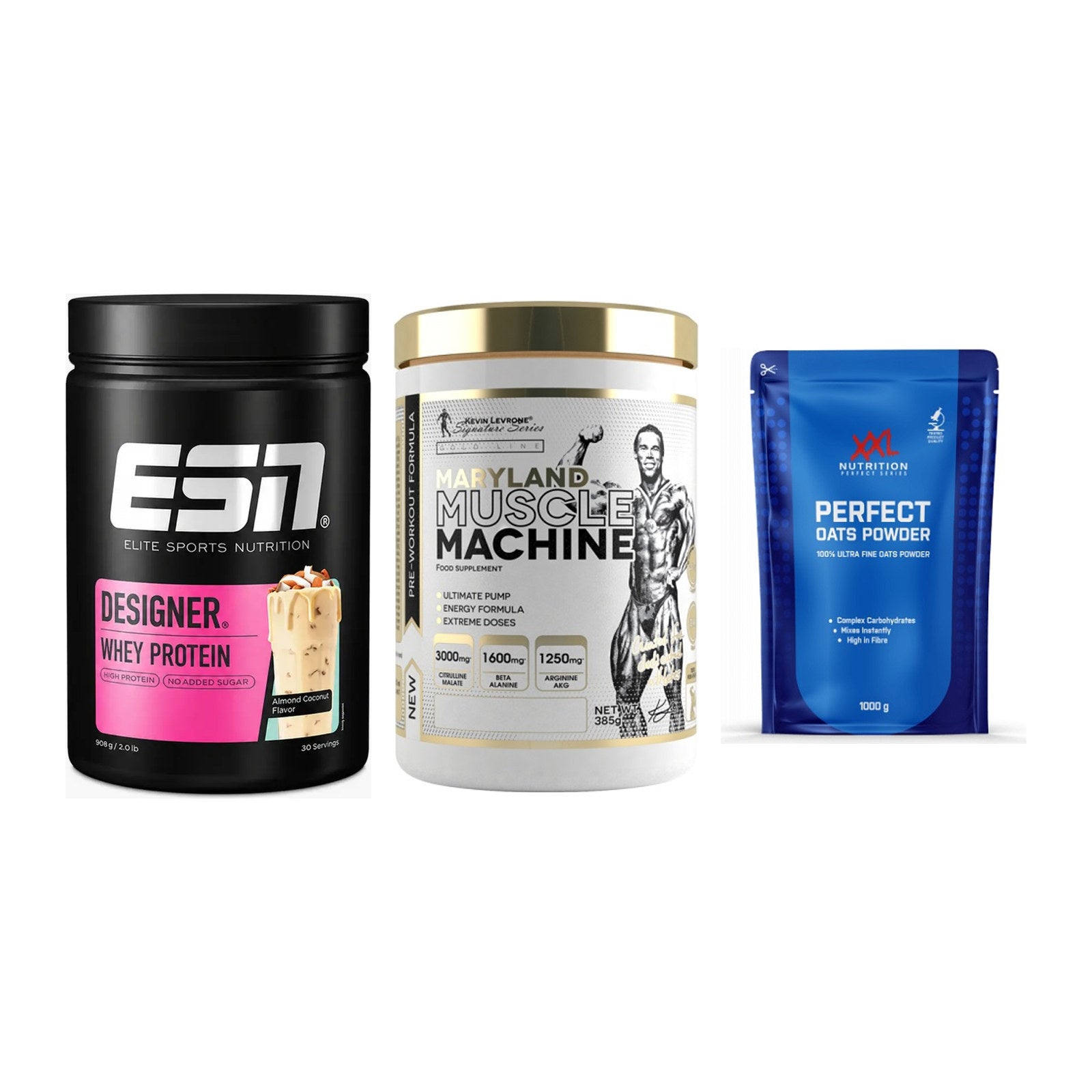 Definitionsphase-Set: ESN Designer + Kevin Levrone + XXL Nutrition – alle enthaltenen Artikel