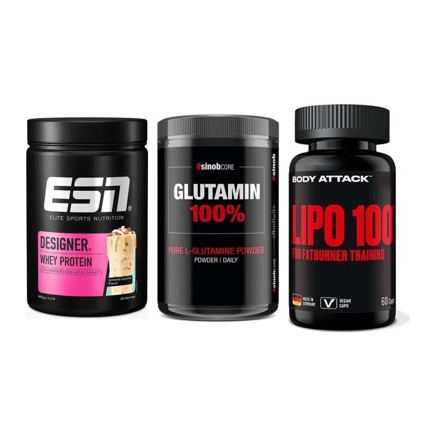 Definitionsphase-Set: ESN Designer + Sinob Core + Body Attack – alle enthaltenen Artikel