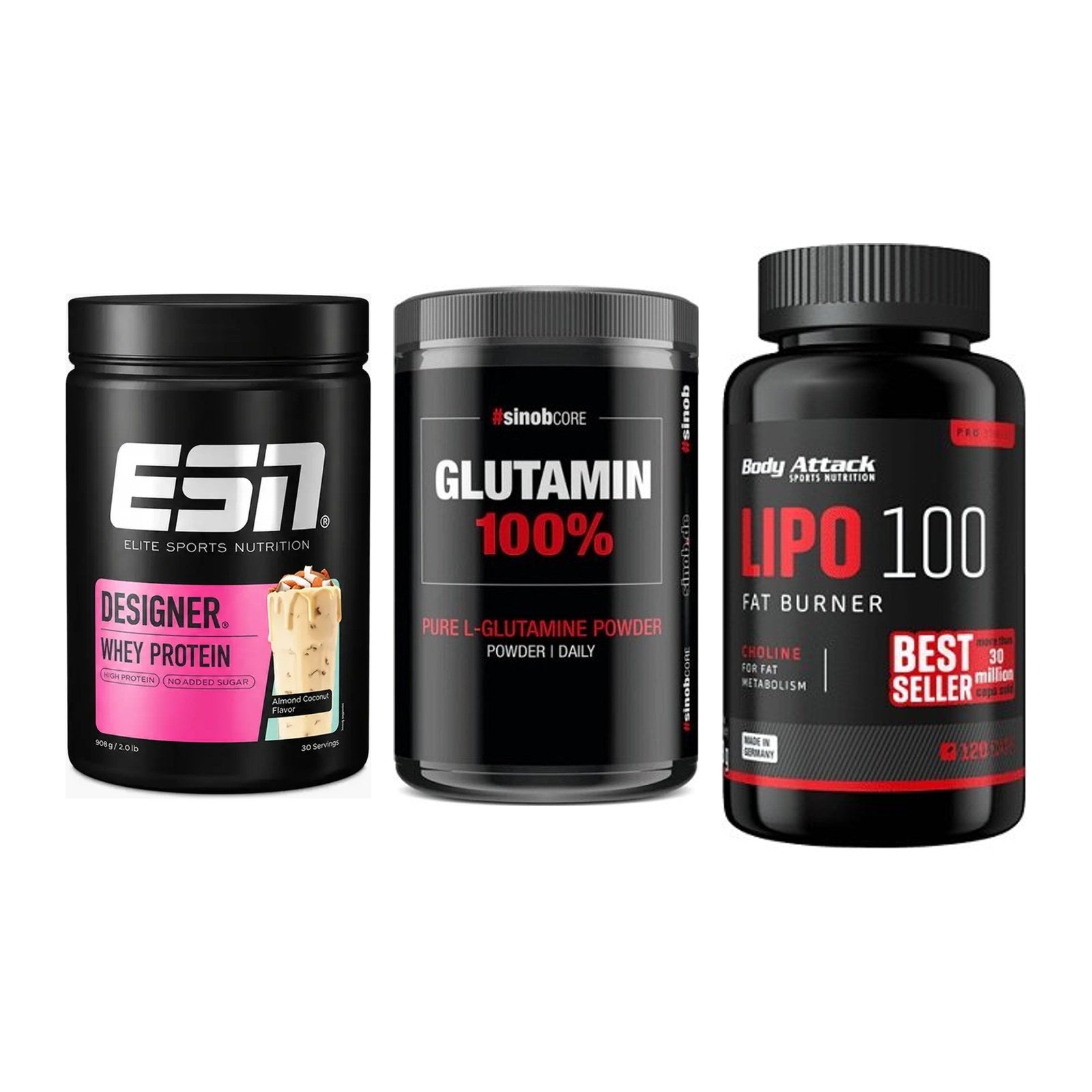 Definitionsphase-Set: ESN Designer + Sinob Core + Body Attack – alle enthaltenen Artikel