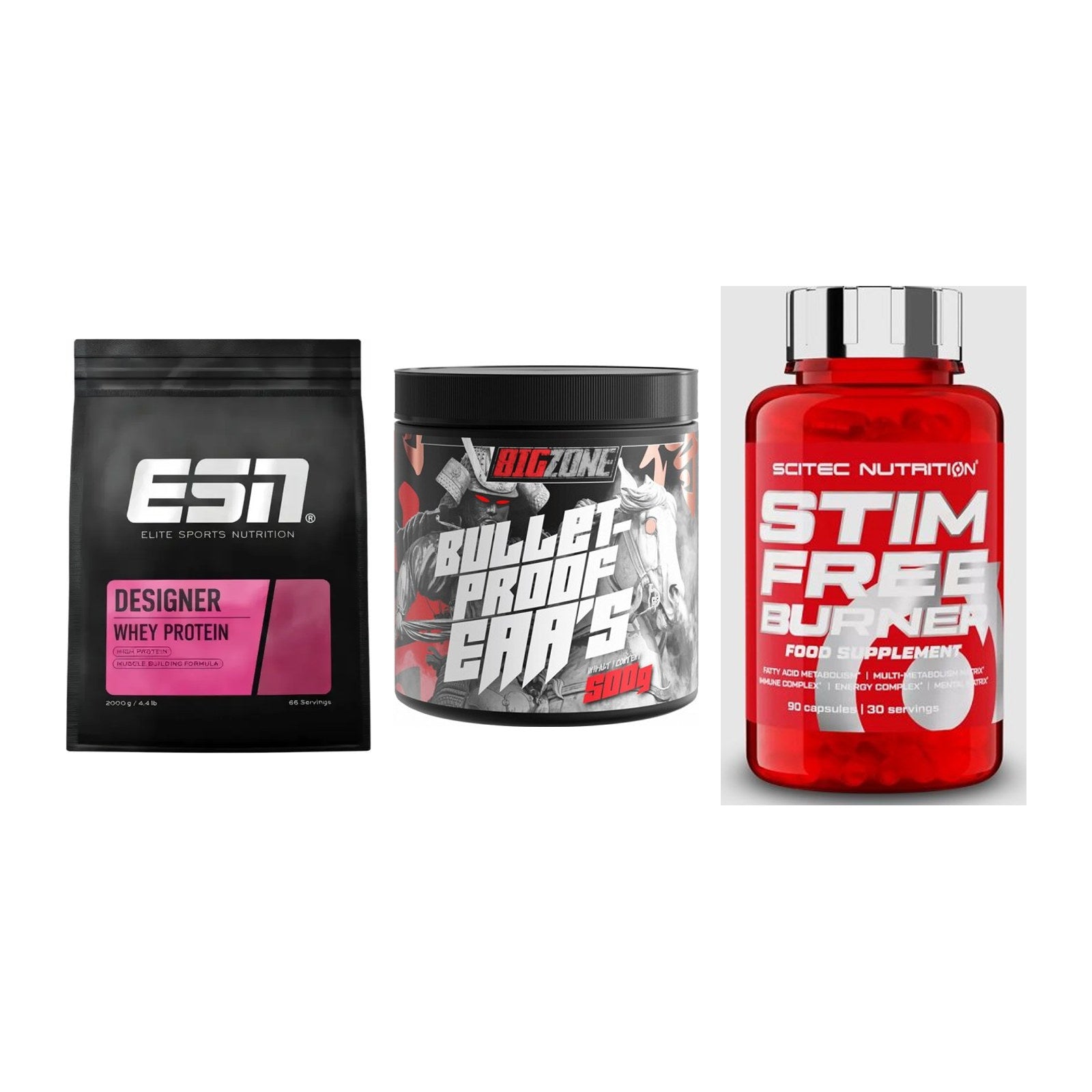 Definitionsphase-Set: ESN Designer + Big Zone + Scitec Stim – alle enthaltenen Artikel