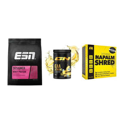 Definitionsphase-Set: ESN Designer + GN EAA Xtreme + FA Nutrition – alle enthaltenen Artikel