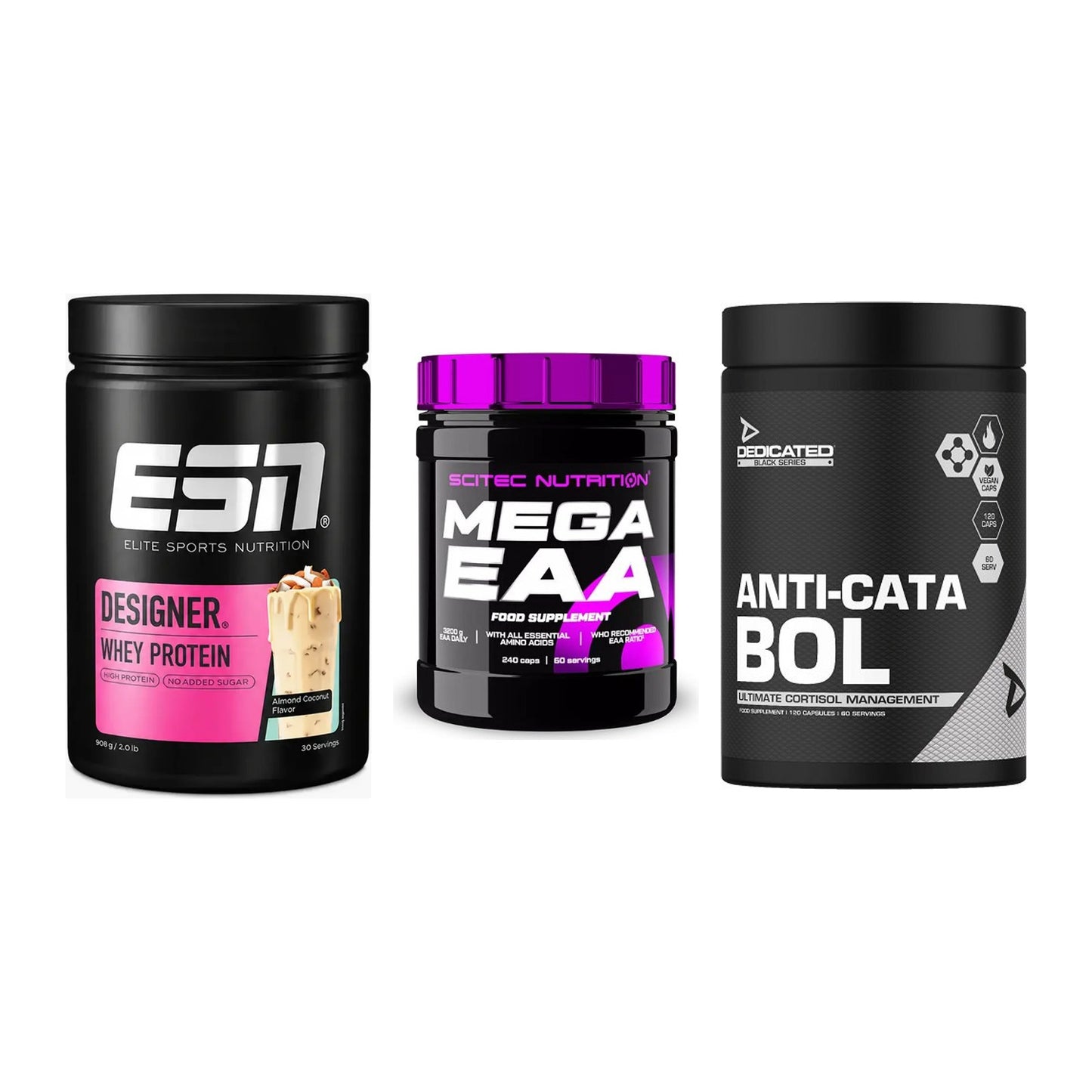 Definitionsphase-Set: ESN Designer + Scitec Mega + Dedicated – alle enthaltenen Artikel