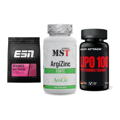 Definitionsphase-Set: ESN Designer + MST ArgiZinc + Body Attack – alle enthaltenen Artikel
