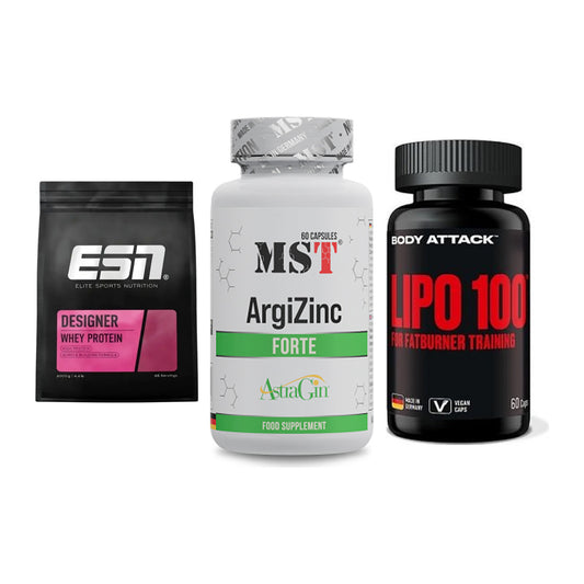 Definitionsphase-Set: ESN Designer + MST ArgiZinc + Body Attack – alle enthaltenen Artikel