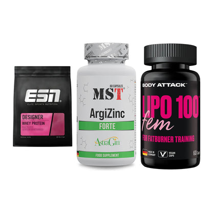 Definitionsphase-Set: ESN Designer + MST ArgiZinc + Body Attack – alle enthaltenen Artikel