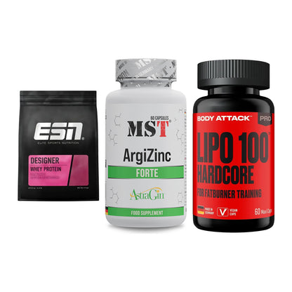 Definitionsphase-Set: ESN Designer + MST ArgiZinc + Body Attack – alle enthaltenen Artikel