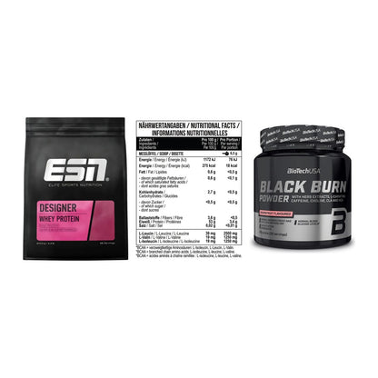 Definitionsphase-Set: ESN Designer + MST BCAA Zero + BioTech Black – alle enthaltenen Artikel