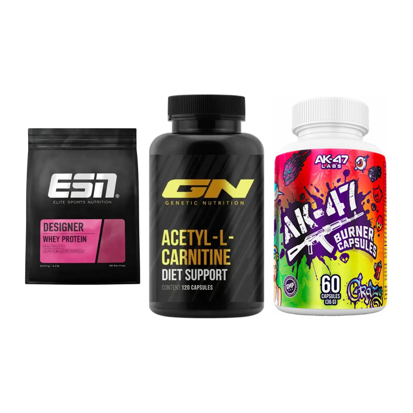 Definitionsphase-Set: ESN Designer + GN Acetyl + AK47 Labs – alle enthaltenen Artikel