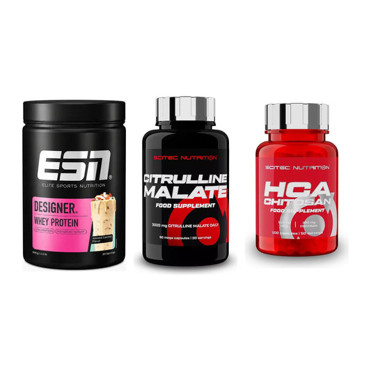 Definitionsphase-Set: ESN Designer + Scitec Citrull + Scitec HCA-Chi – alle enthaltenen Artikel