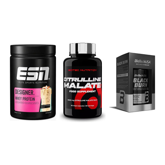 Definitionsphase-Set: ESN Designer + Scitec Citrull + BioTech Black – alle enthaltenen Artikel