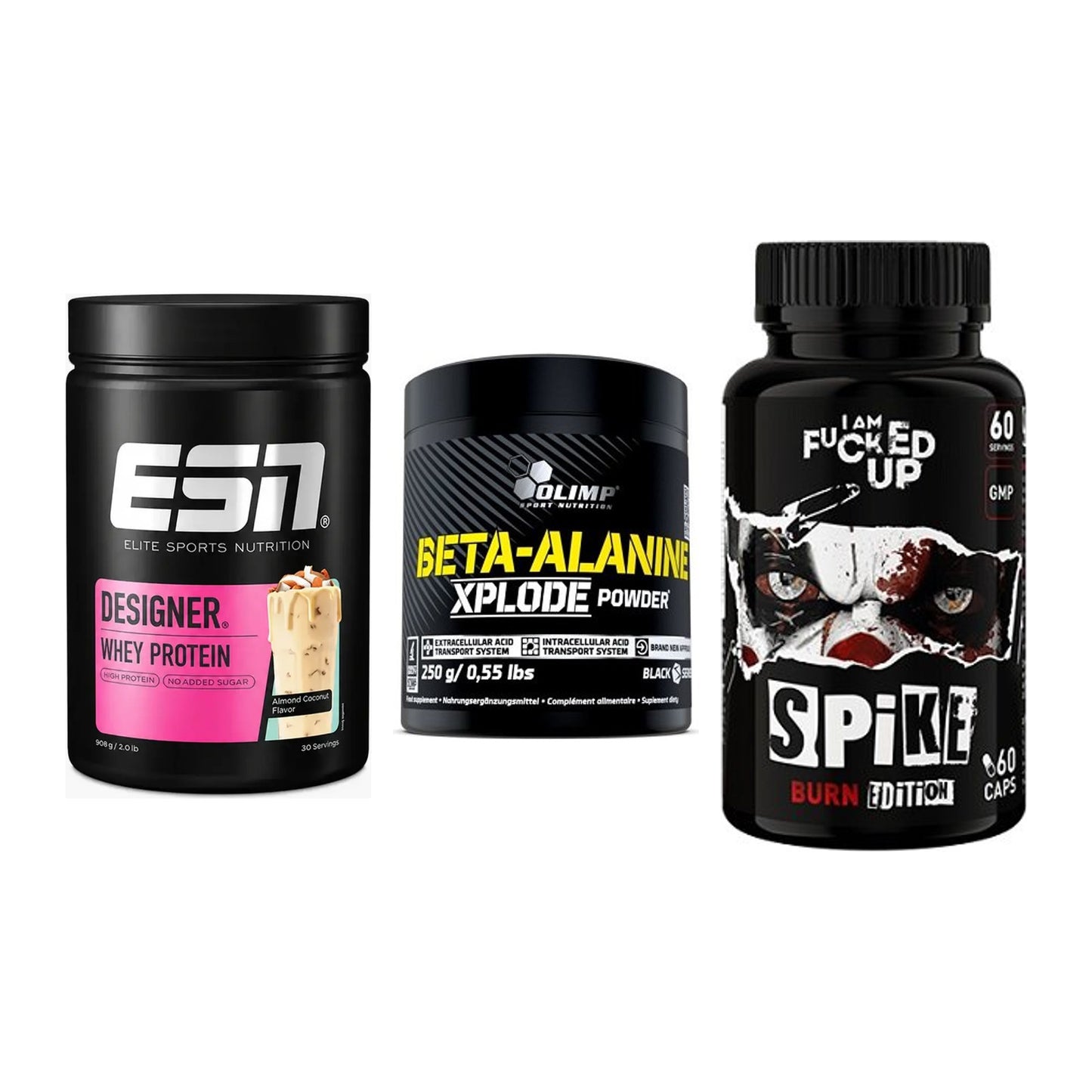 Definitionsphase-Set: ESN Designer + Olimp Beta-Ala + Swedish Supple – alle enthaltenen Artikel