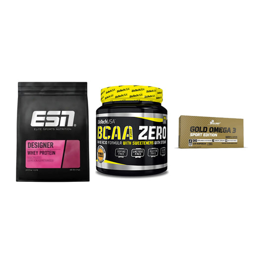 Definitionsphase-Set: ESN Designer + BioTech BCAA + Olimp Omega 3 – alle enthaltenen Artikel