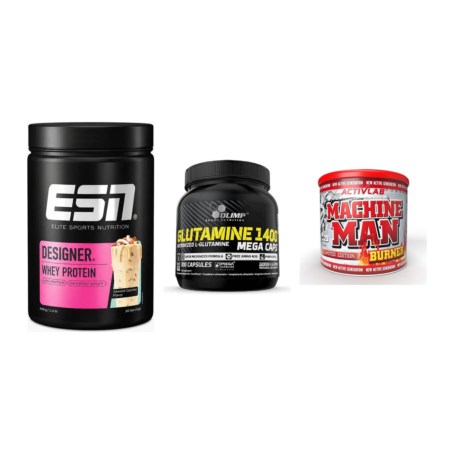 Definitionsphase-Set: ESN Designer + Olimp L-Glutam + Activlab – alle enthaltenen Artikel