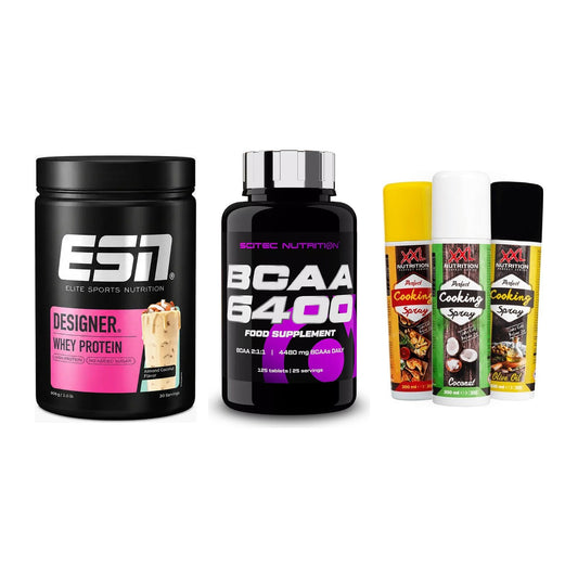 Definitionsphase-Set: ESN Designer + Scitec BCAA + XXL Nutrition – alle enthaltenen Artikel