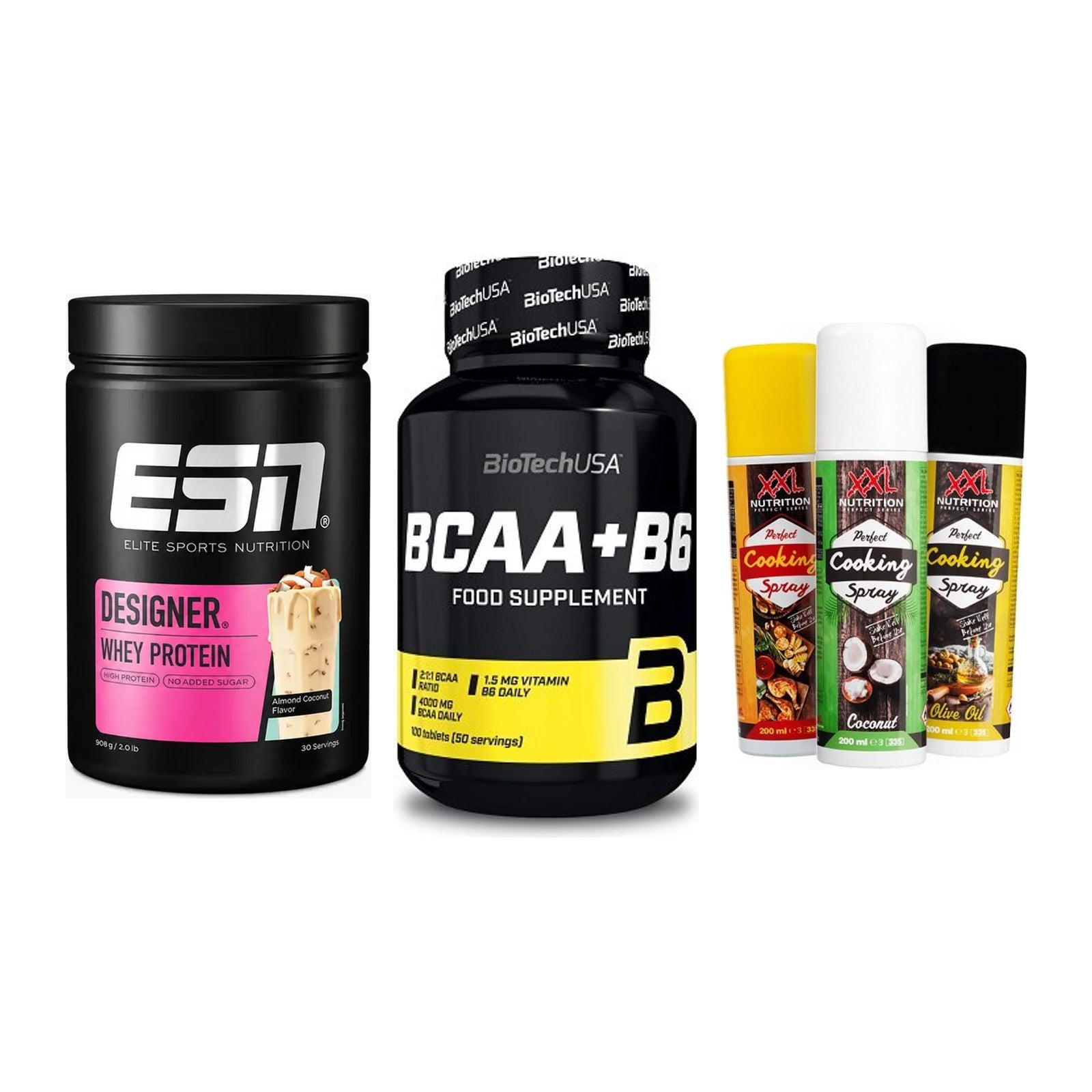 Definitionsphase-Set: ESN Designer + BioTech BCAA+B + XXL Nutrition – alle enthaltenen Artikel