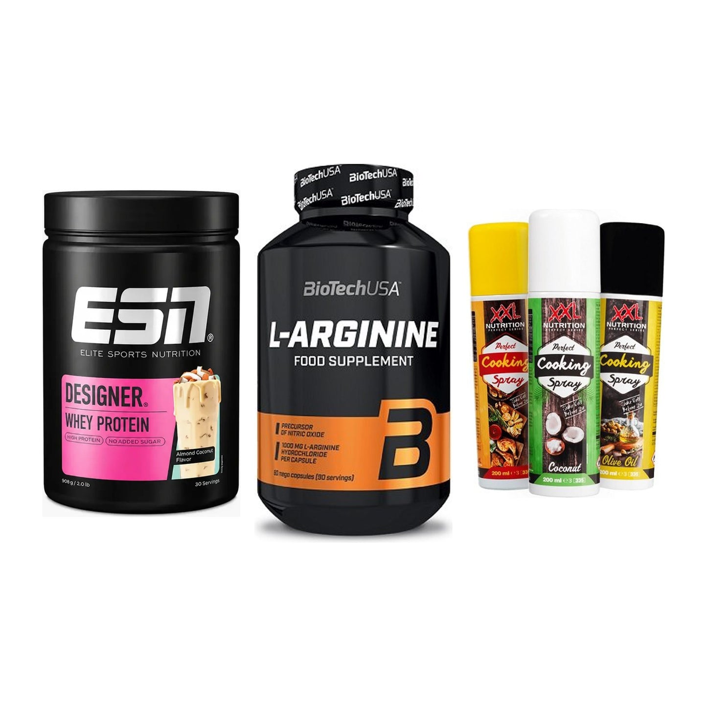 Definitionsphase-Set: ESN Designer + BioTech L-Argi + XXL Nutrition – alle enthaltenen Artikel