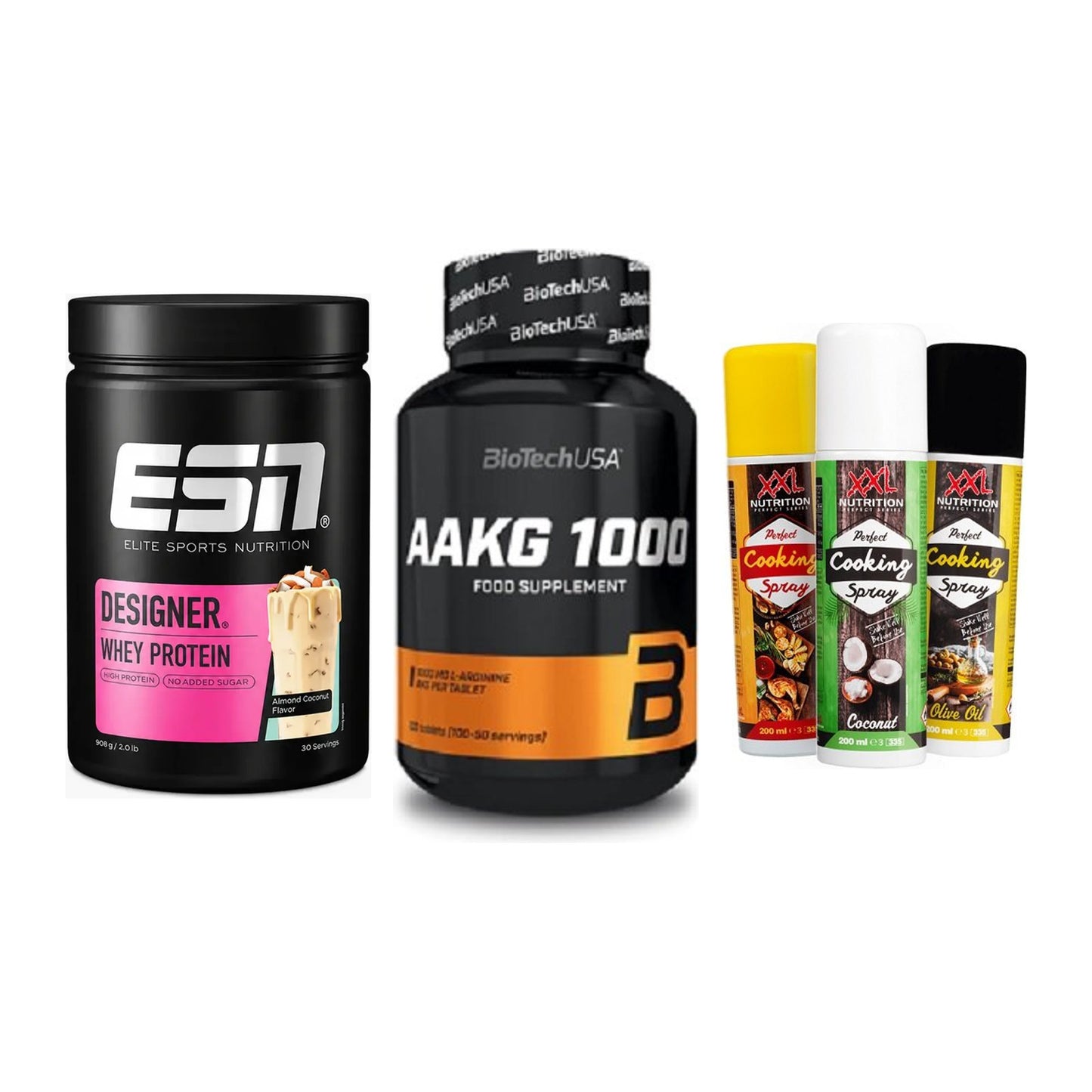 Definitionsphase-Set: ESN Designer + BioTech AAKG + XXL Nutrition – alle enthaltenen Artikel
