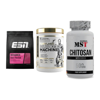 Definitionsphase-Set: ESN Designer + Kevin Levrone + MST Chitosan – alle enthaltenen Artikel