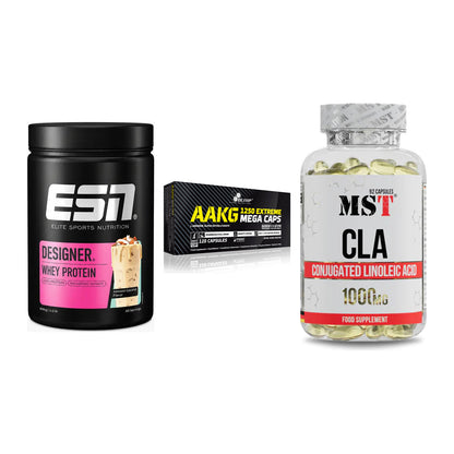 Definitionsphase-Set: ESN Designer + Olimp AAKG + MST CLA 1000mg – alle enthaltenen Artikel