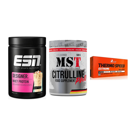 Definitionsphase-Set: ESN Designer + MST Citrulline + Olimp Thermo – alle enthaltenen Artikel