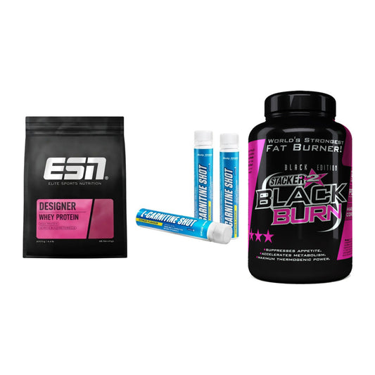 Definitionsphase-Set: ESN Designer + Body Attack + Stacker2 Black – alle enthaltenen Artikel