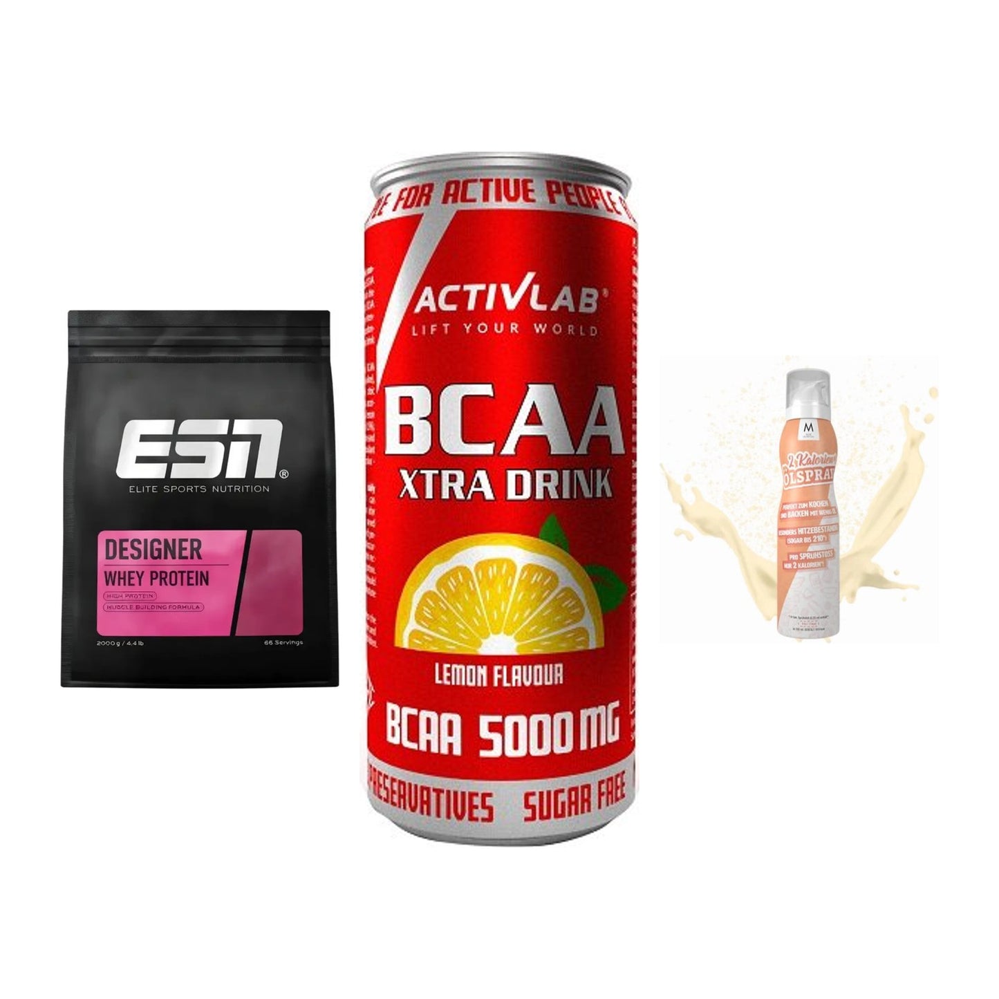 Definitionsphase-Set: ESN Designer + Activlab BCAA + More Nutrition – alle enthaltenen Artikel