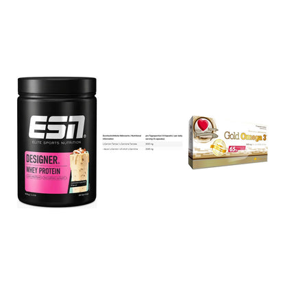 Definitionsphase-Set: ESN Designer + INLEAD L-Carni + Olimp Omega 3 – alle enthaltenen Artikel