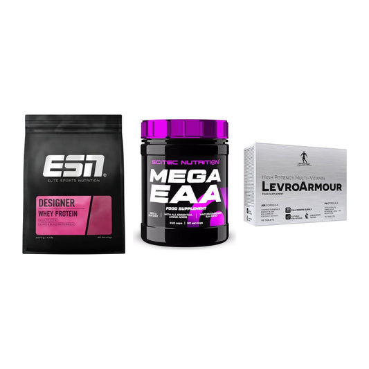 Definitionsphase-Set: ESN Designer + Scitec Mega + Kevin Levrone – alle enthaltenen Artikel