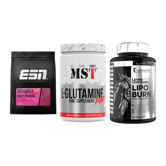 Definitionsphase-Set: ESN Designer + MST Glutamine + Kevin Levrone – alle enthaltenen Artikel
