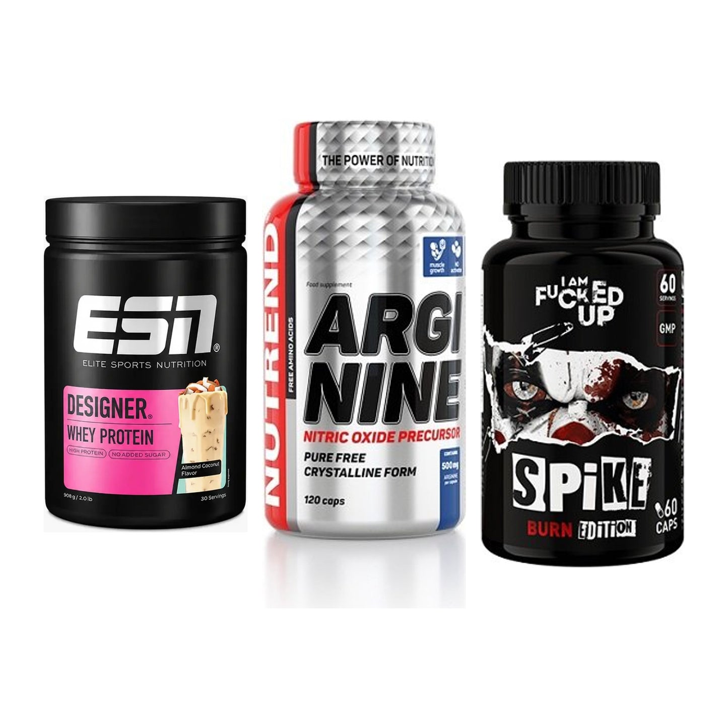 Definitionsphase-Set: ESN Designer + Nutrend Argini + Swedish Supple – alle enthaltenen Artikel