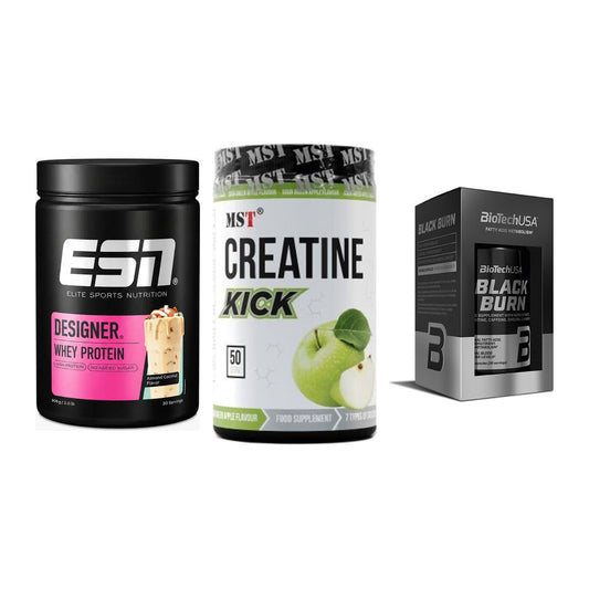 Definitionsphase-Set: ESN Designer + MST Creatine + BioTech Black – alle enthaltenen Artikel