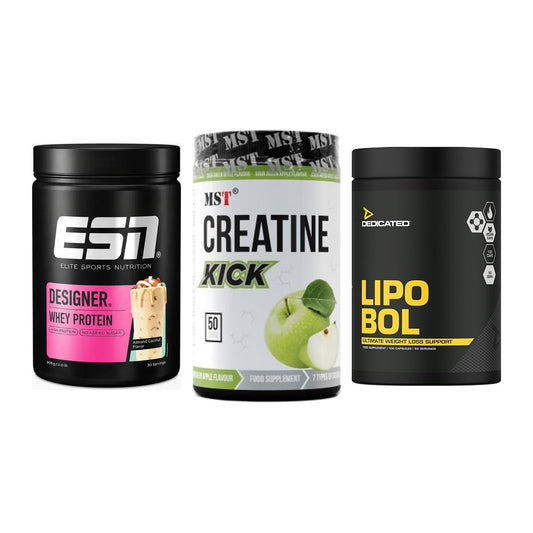 Definitionsphase-Set: ESN Designer + MST Creatine + Dedicated – alle enthaltenen Artikel
