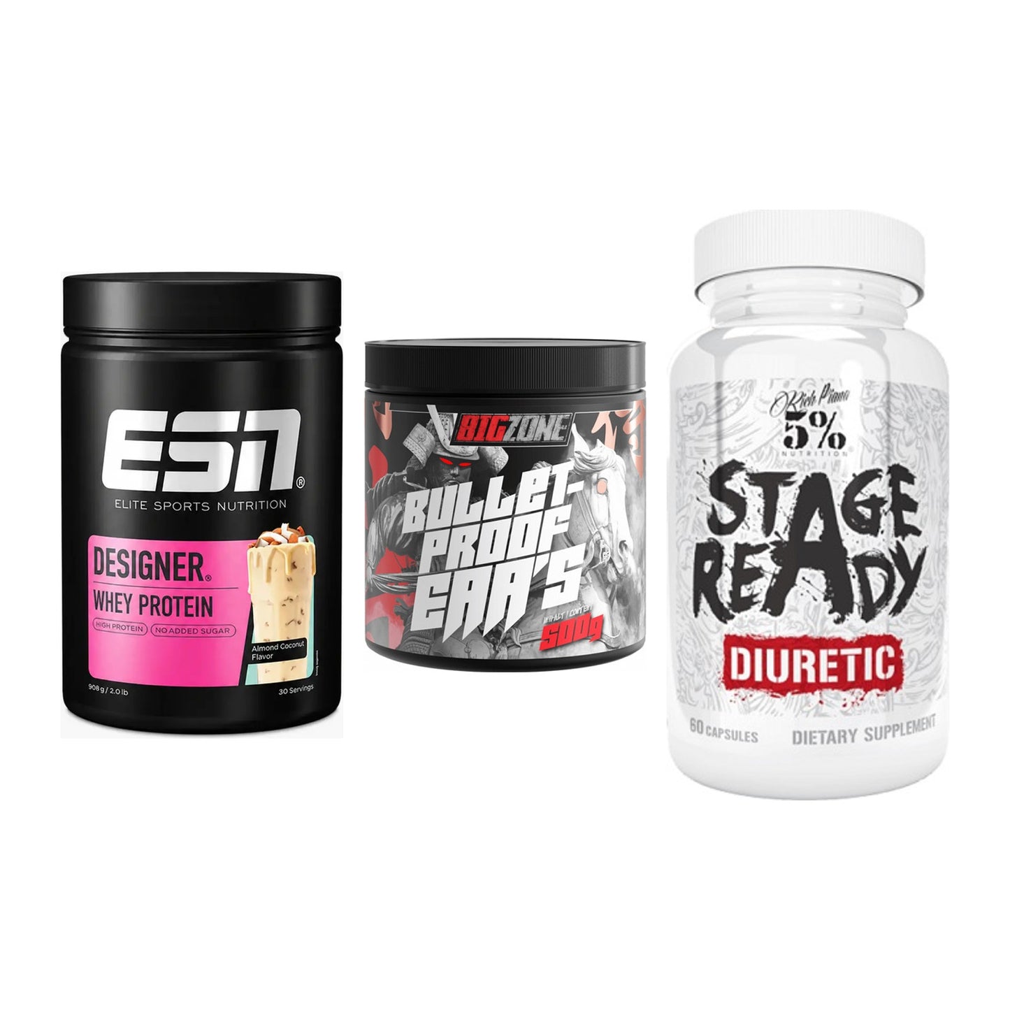 Definitionsphase-Set: ESN Designer + Big Zone + 5% Nutrition – alle enthaltenen Artikel