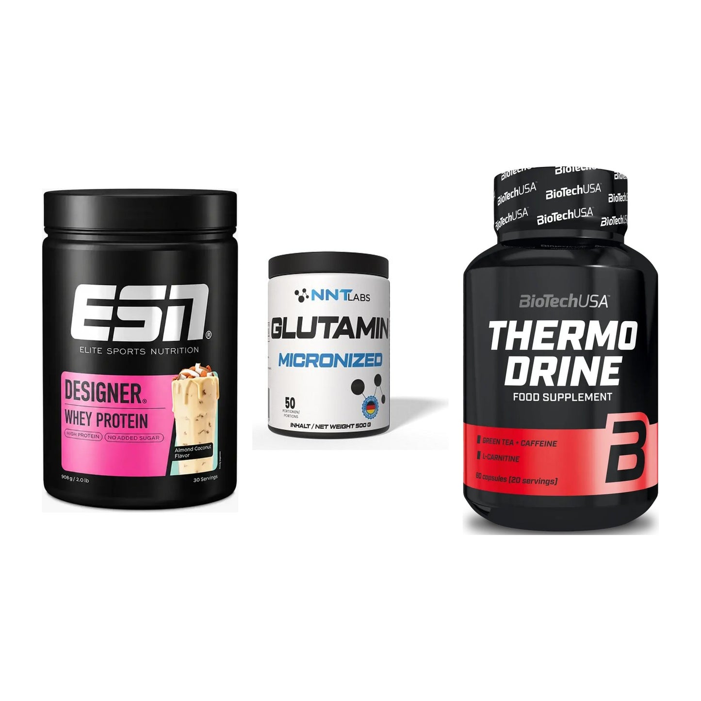 Definitionsphase-Set: ESN Designer + NNT Glutamin + BioTech Thermo – alle enthaltenen Artikel