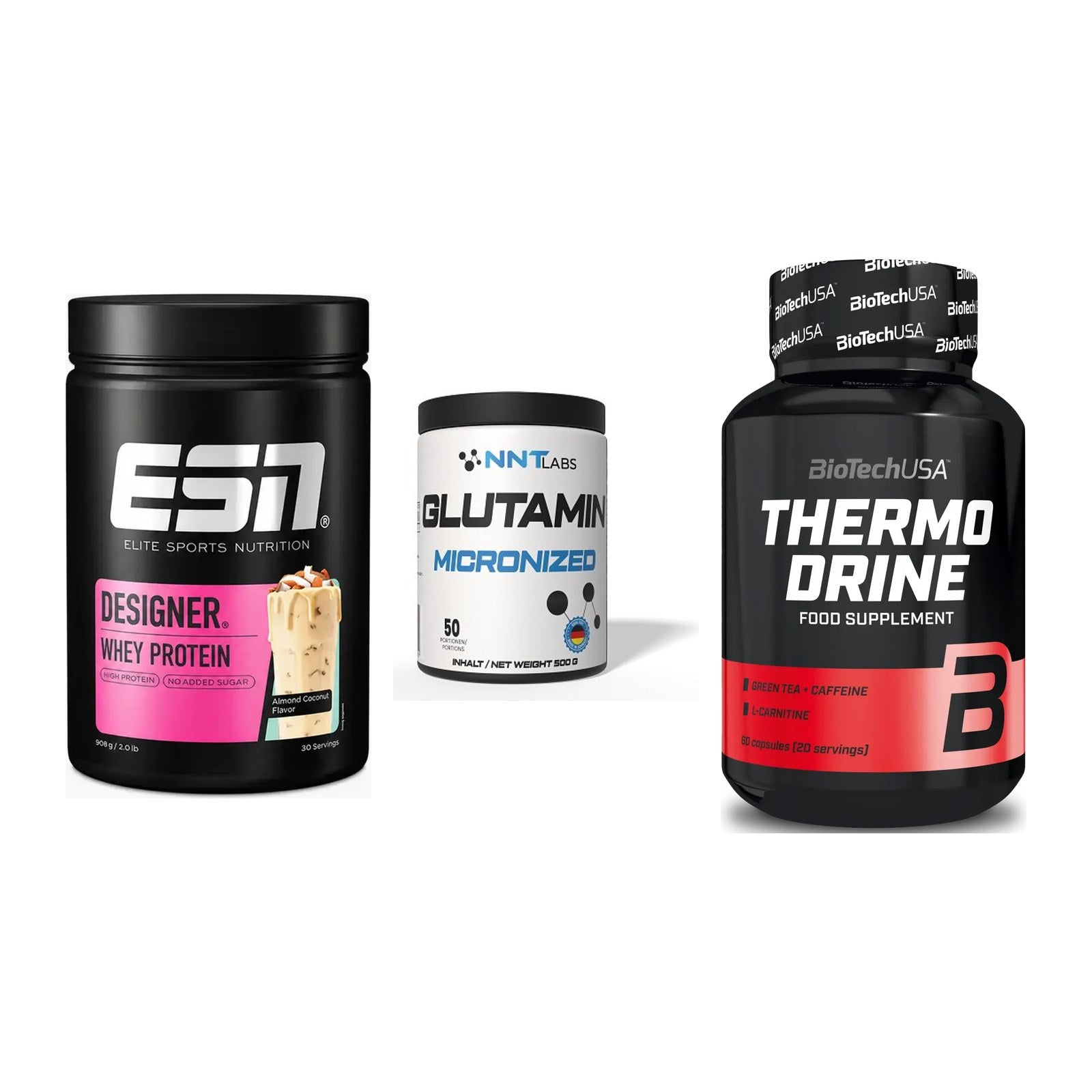 Definitionsphase-Set: ESN Designer + NNT Glutamin + BioTech Thermo – alle enthaltenen Artikel