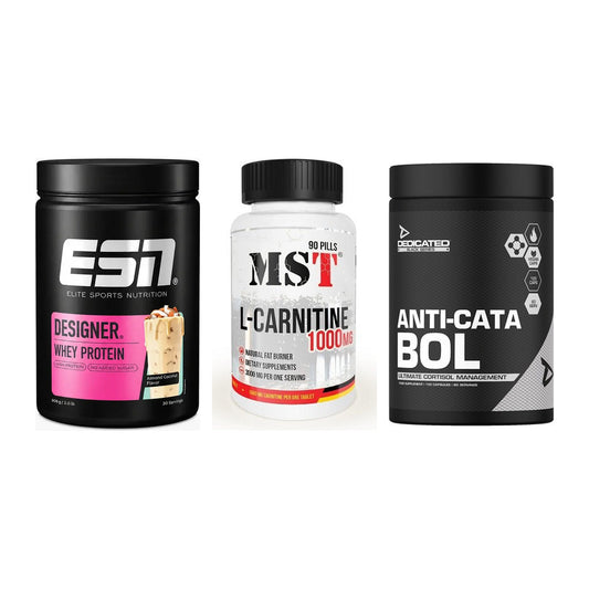 Definitionsphase-Set: ESN Designer + MST L-Carnitin + Dedicated – alle enthaltenen Artikel