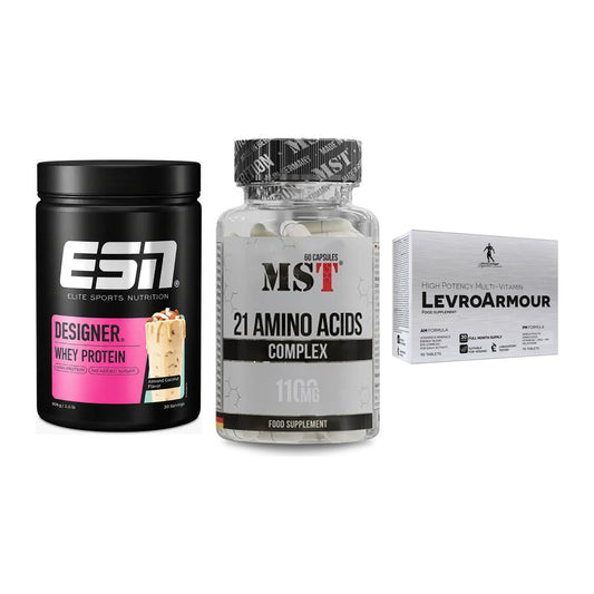 Definitionsphase-Set: ESN Designer + MST 21 Amino + Kevin Levrone – alle enthaltenen Artikel