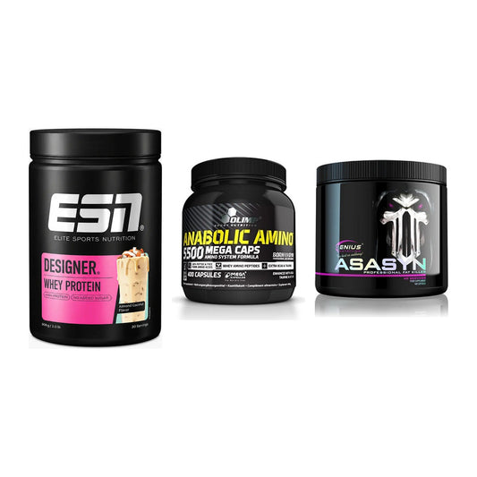 Definitionsphase-Set: ESN Designer + Olimp Anabolic + Genius Nutriti – alle enthaltenen Artikel