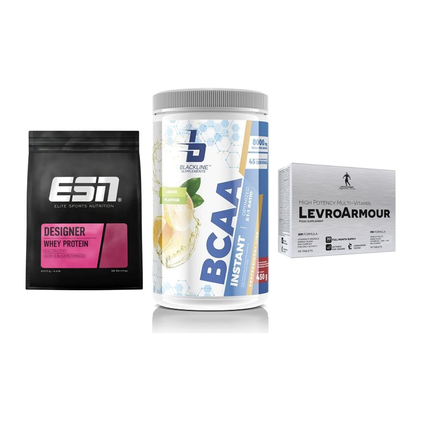 Definitionsphase-Set: ESN Designer + Blackline + Kevin Levrone – alle enthaltenen Artikel