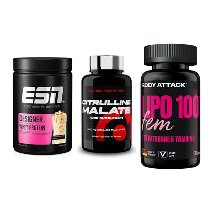 Definitionsphase-Set: ESN Designer + Scitec Citrull + Body Attack – alle enthaltenen Artikel