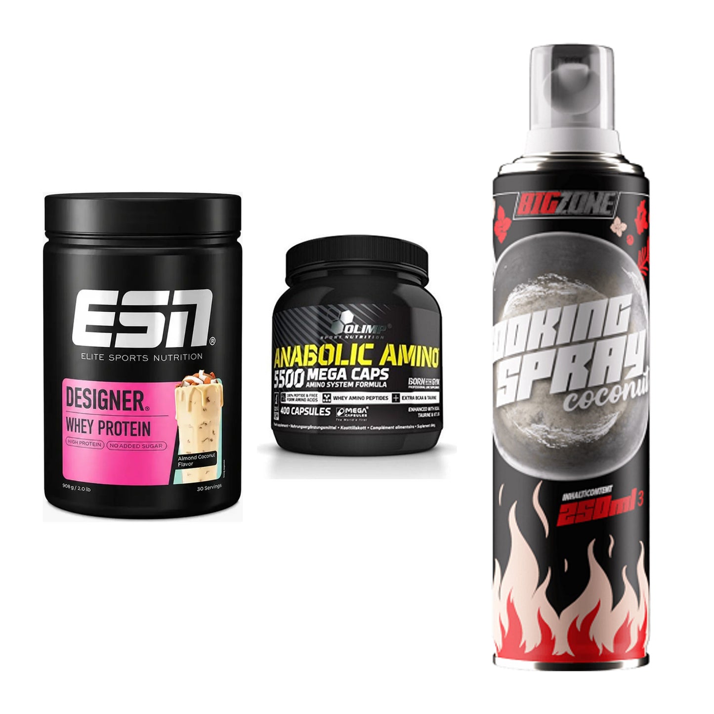 Definitionsphase-Set: ESN Designer + Olimp Anabolic + Big Zone – alle enthaltenen Artikel