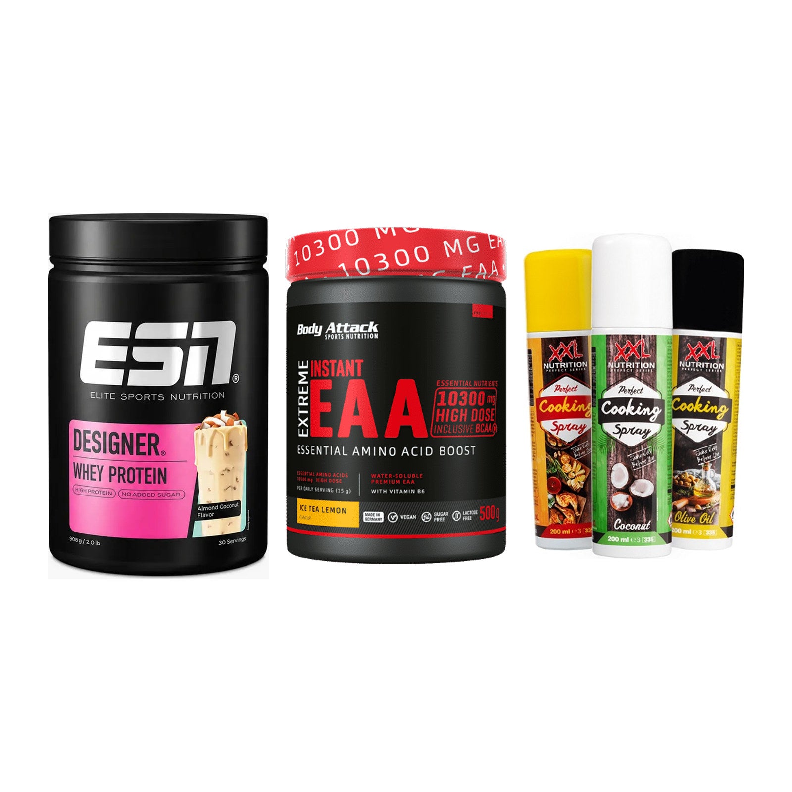 Definitionsphase-Set: ESN Designer + Body Attack + XXL Nutrition – alle enthaltenen Artikel